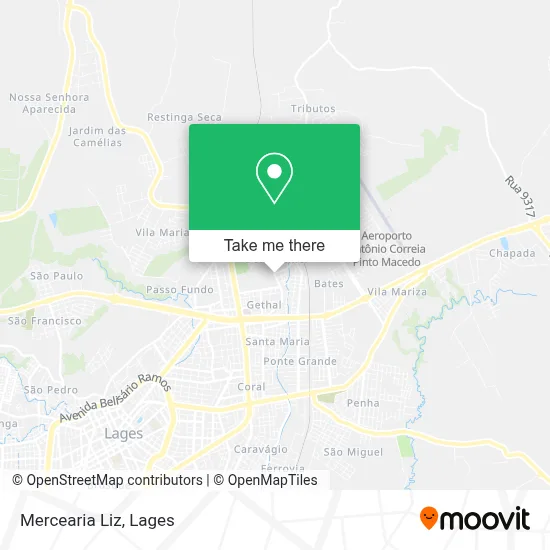Mercearia Liz map