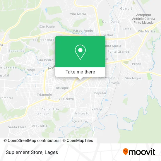 Suplement Store map
