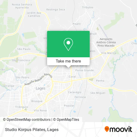 Studio Korpus Pilates map