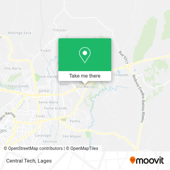 Central Tech map