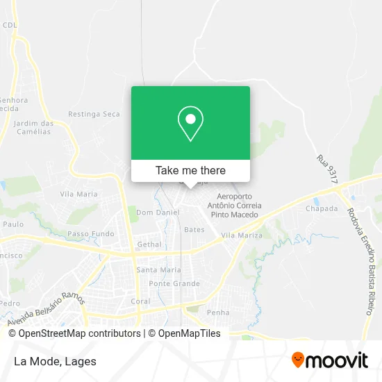 La Mode map