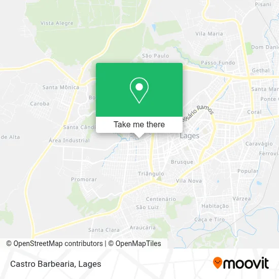 Castro Barbearia map