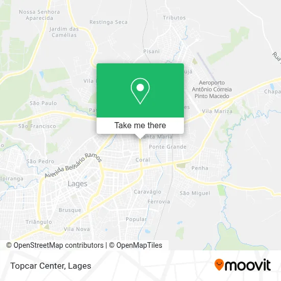Topcar  Center map