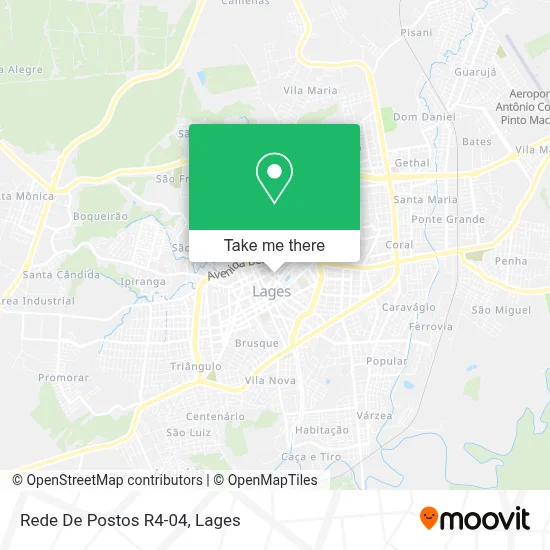 Rede De Postos R4-04 map