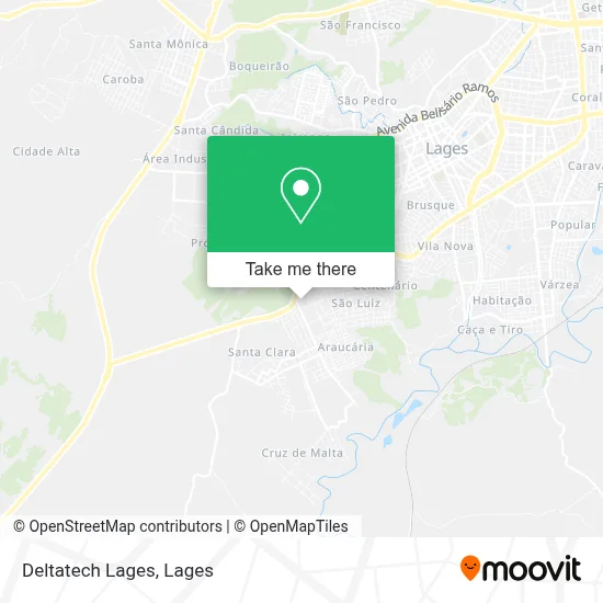 Deltatech Lages map