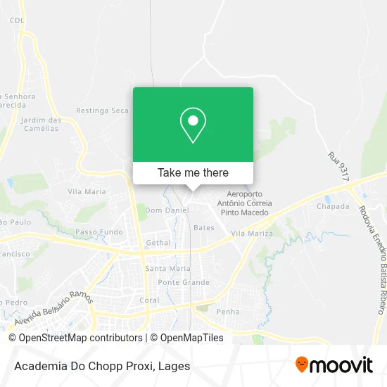 Academia Do Chopp Proxi map