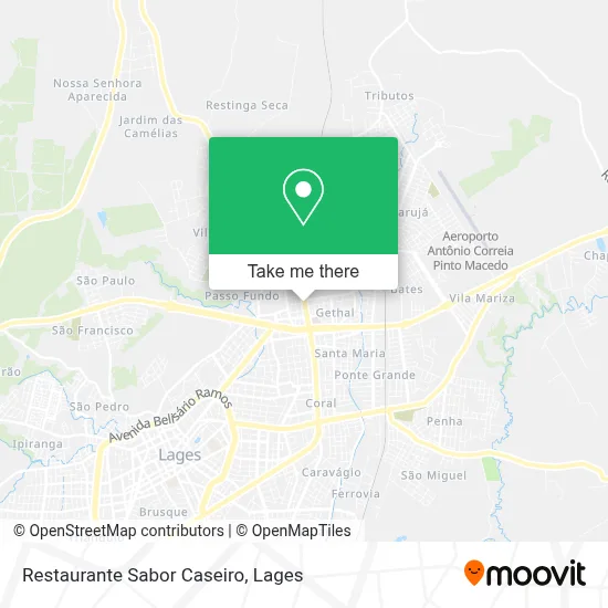 Restaurante Sabor Caseiro map