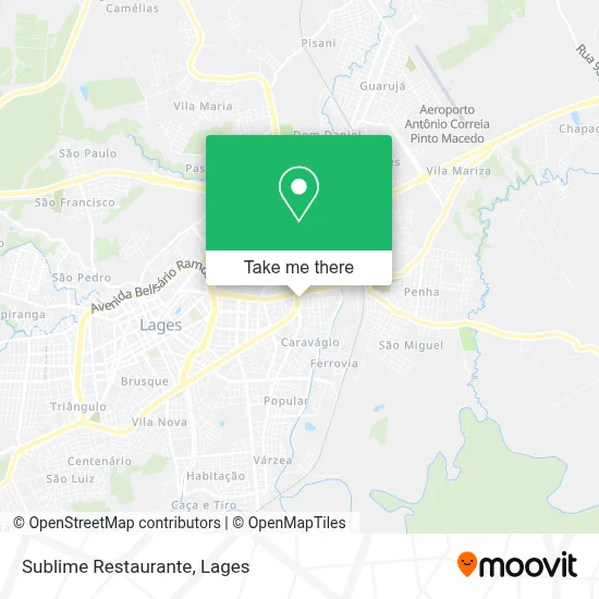 Sublime Restaurante map
