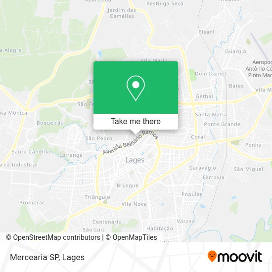 Mercearia SP map