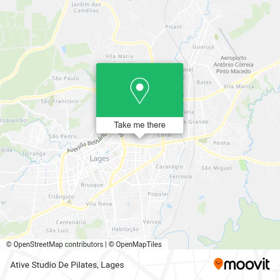 Ative Studio De Pilates map