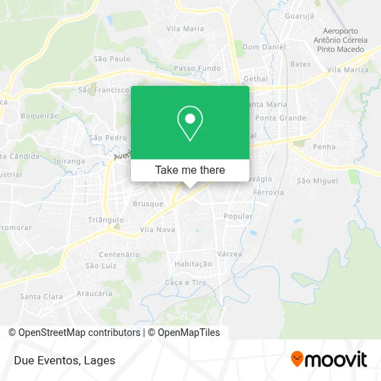 Due Eventos map