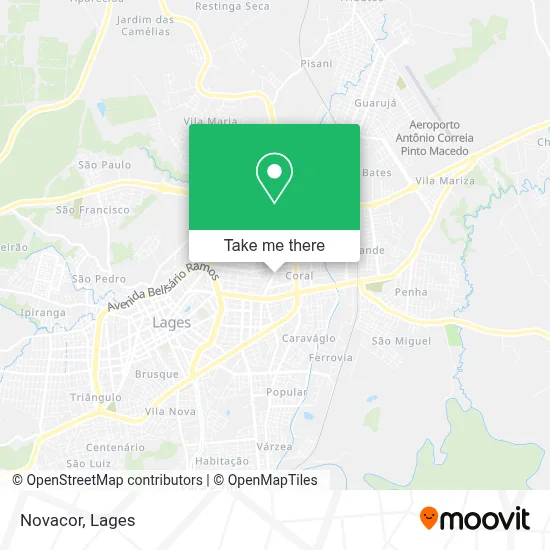 Novacor map