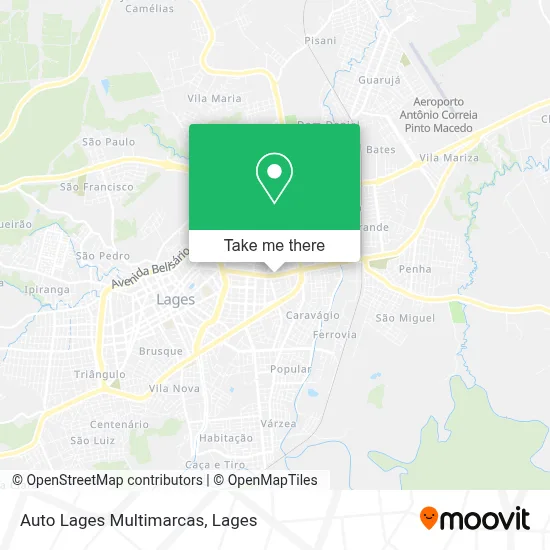 Auto Lages Multimarcas map