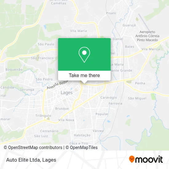 Auto Elite Ltda map