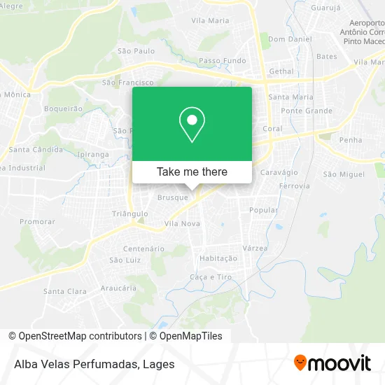 Alba Velas Perfumadas map