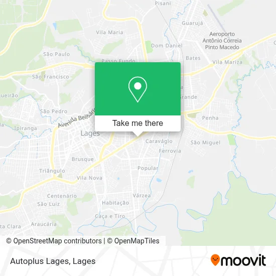 Autoplus Lages map
