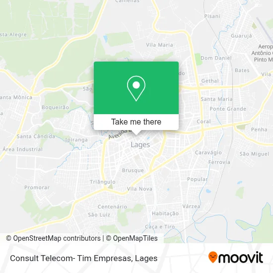 Consult Telecom- Tim Empresas map