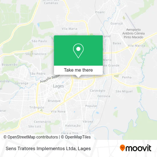 Sens Tratores Implementos Ltda map