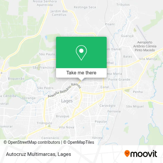 Autocruz Multimarcas map