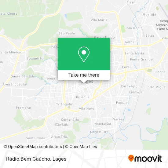 Rádio Bem Gaúcho map