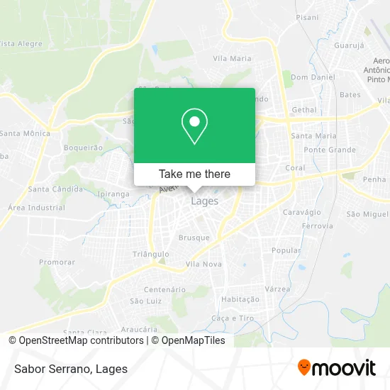 Sabor Serrano map