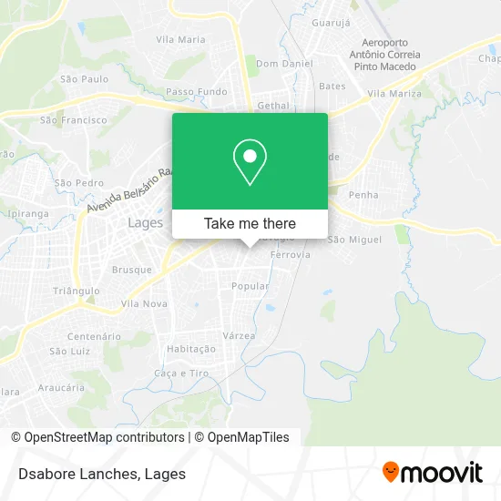 Dsabore Lanches map