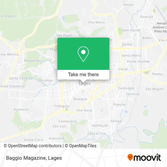 Baggio Magazine map