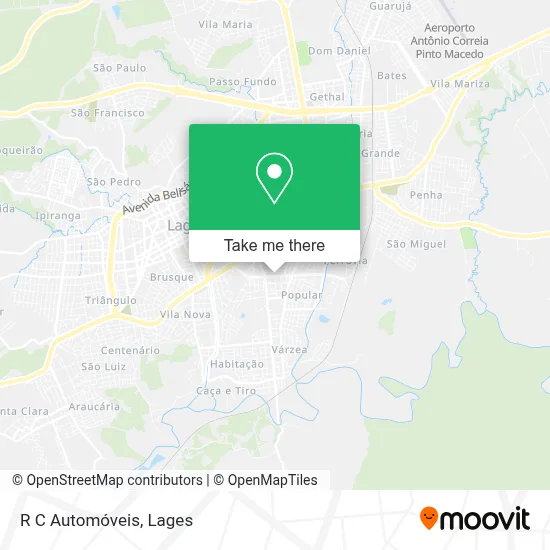 R C Automóveis map