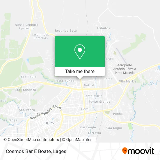 Cosmos Bar E Boate map