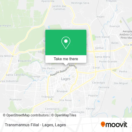Transmannus Filial - Lages map