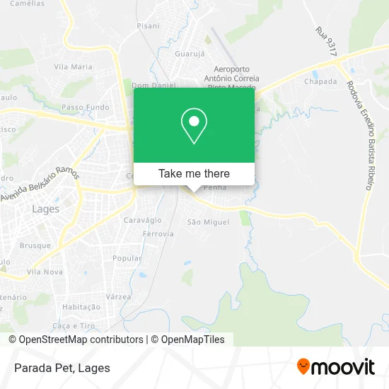 Parada Pet map
