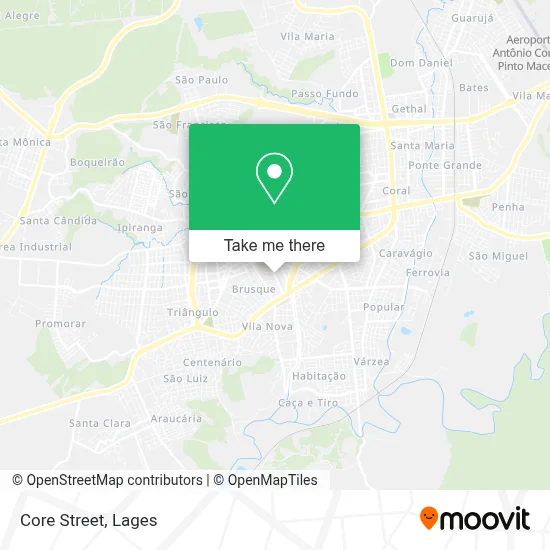 Via Core map