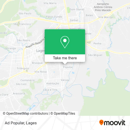 Ad Popular map