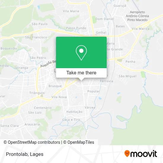 Prontolab map