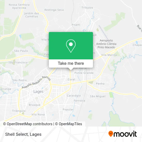 Shell Select map
