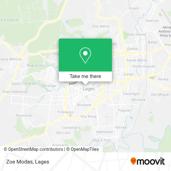 Zoe Modas map