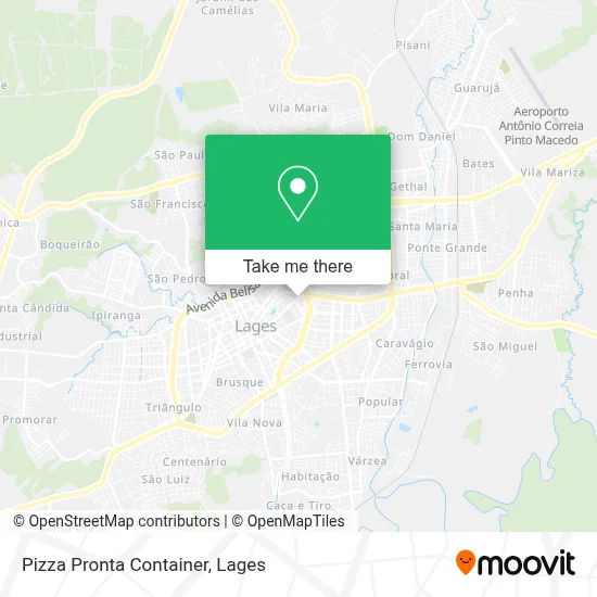Pizza Pronta Container map