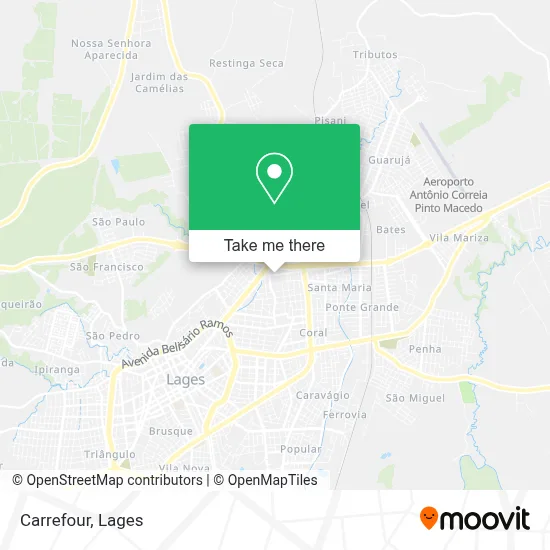 Carrefour map