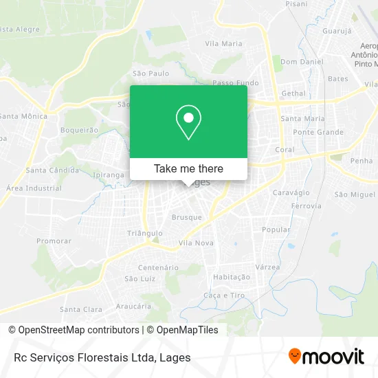 Rc Serviços Florestais Ltda map