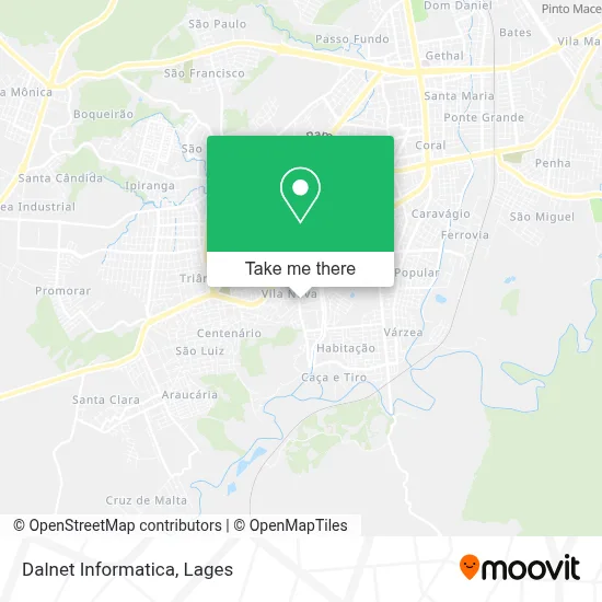 Dalnet Informatica map