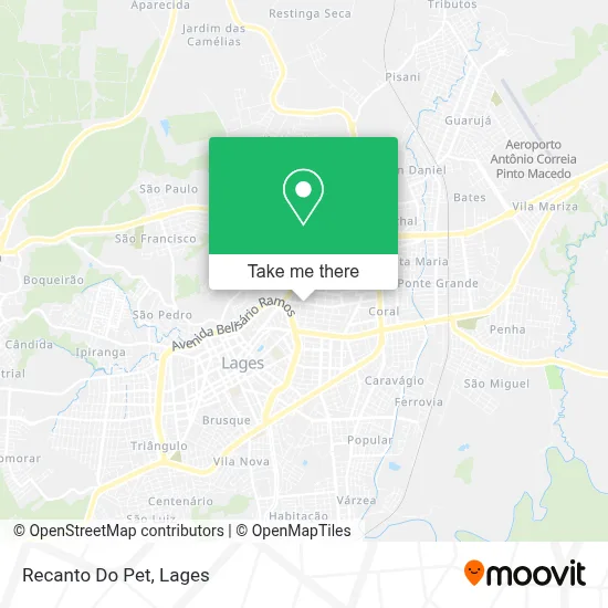 Recanto Do Pet map