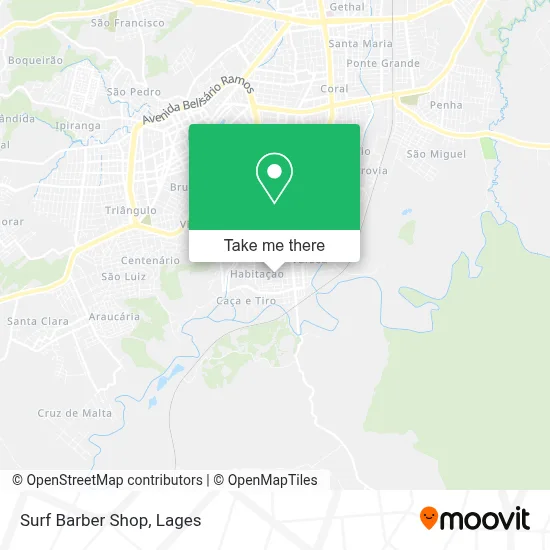 Surf Barber Shop map