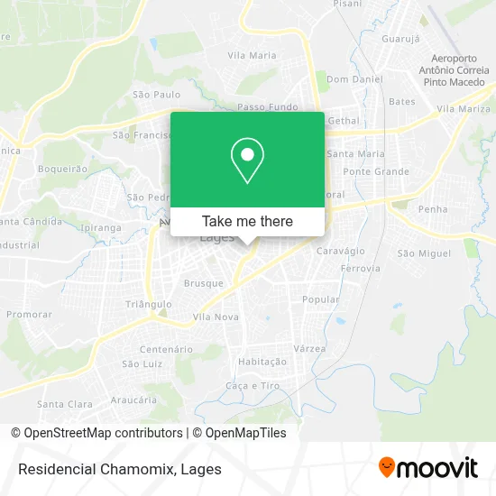 Residencial Chamomix map