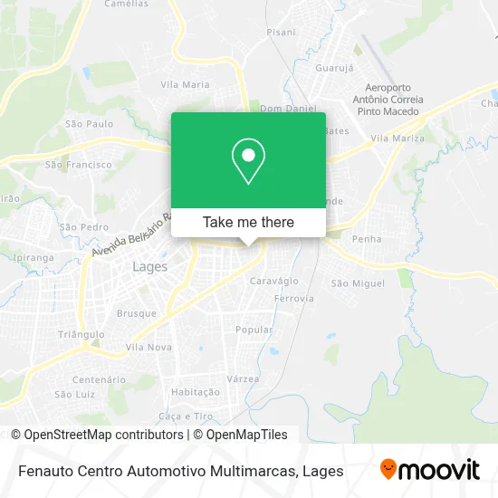 Fenauto Centro Automotivo Multimarcas map