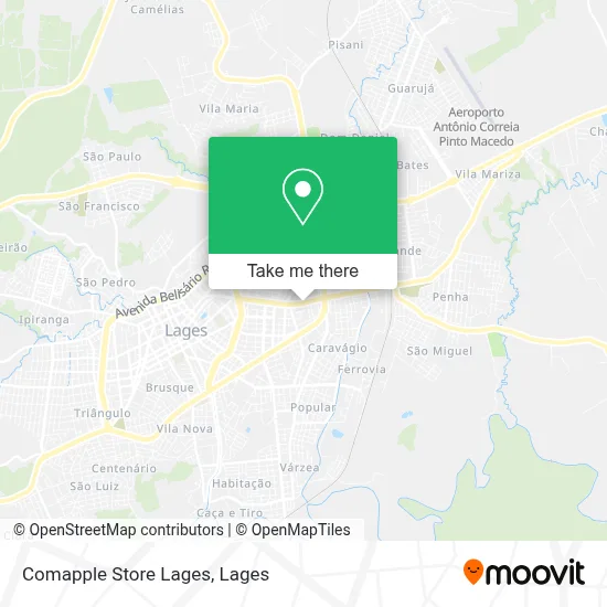 Comapple Store Lages map