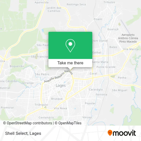 Shell Select map