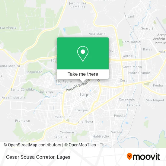 Cesar Sousa Corretor map