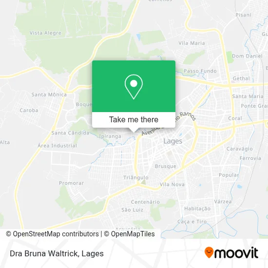 Dra Bruna Waltrick map
