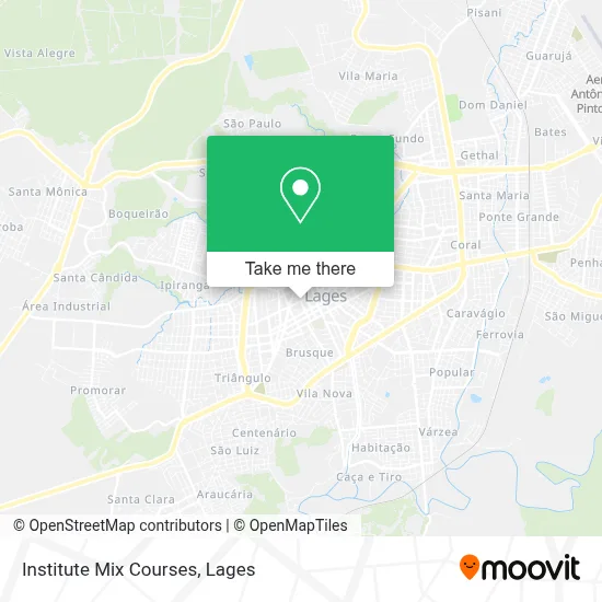 Institute Mix Courses map
