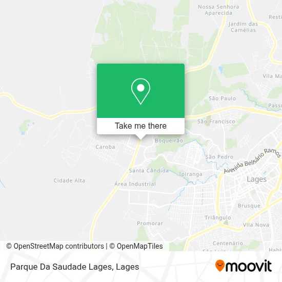 Parque Da Saudade Lages map